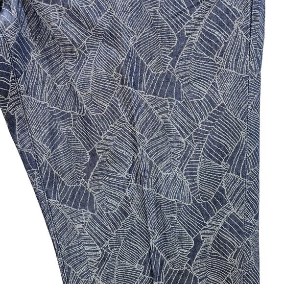 Bonobos Pants Mens Size 33 x 30 Slim Fit Blue Tropical Leaf Print Limited - Picture 9 of 16